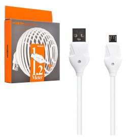 کابل اندروید (MicroUSB) موکسوم (MOXOM) طول 1.2 متر مدل MX-CB40