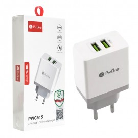 کلگی شارژر 12 وات 2 پورت پرووان (ProOne) مدل PWC515 (CH04)