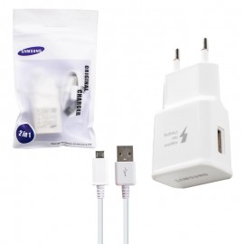 شارژر تک پورت + کابل اندروید سامسونگ (SAMSUNG) مدل EP-TA20EWE
