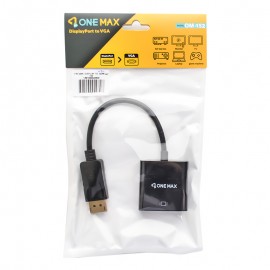 کابل تبدیل DisplayPort به VGA وان مکس (ONE MAX) مدل OM-152