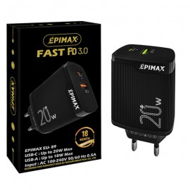 کلگی شارژر دو پورت اپیمکس (EPIMAX) 20W مدل EU-89