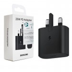 فست شارژر تک پورت سه شاخه اروپایی سامسونگ (Samsung) 25W گارانتی آی تی
