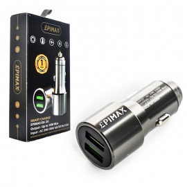 شارژر فندکی 2 پورت اپیمکس (EPIMAX) مدل EU-25