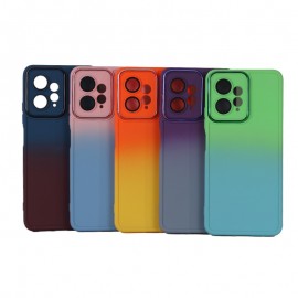 گارد سیلیکونی دو رنگ مدل Xiaomi Redmi Note 12 4G