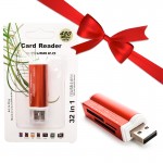 بسته 10 عددی رم ریدر USB2.0 همه کاره 32in1 + یک عدد رایگان