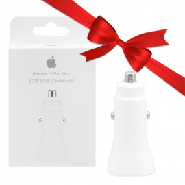 بسته 1+10 شارژر فندکی 20 وات اپل (Apple) مدل iPhone 13ProMax (یک عدد هدیه)