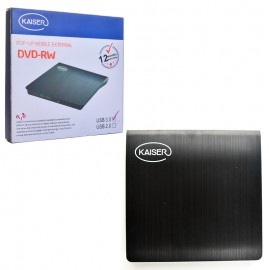 باکس دی وی دی رایتر اینترنال به اکسترنال USB3.0 کایزر (KAISER) مدل DVD-RW 9.5
