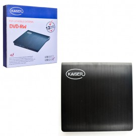 باکس دی وی دی رایتر اینترنال به اکسترنال USB2.0 کایزر (KAISER) مدل DVD-RW 12.7