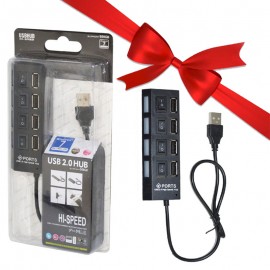 بسته 10 عددی هاب 4 پورت کلیددار Hi Speed مدل 897 + یک عدد رایگان