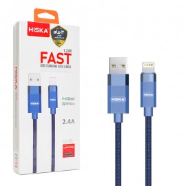 کابل آیفون (Lightning) هیسکا (HISKA) طول 1.2 متر مدل LX-25i