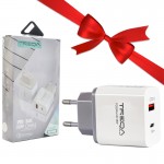 بسته 10 عددی شارژر دیواری 2 پورت ترکا (TREQA) 38W مدل CH-635 + یک عدد رایگان