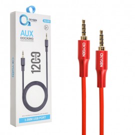 کابل 1 به 1 صدا (AUX) اکسیژن (OXYGEN) طول 1.2 متر مدل AU-05