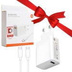 بسته 6 عددی کلگی فست شارژر تک پورت و کابل تایپ سی شیائومی (Xiaomi) 67W مدل VCA7GAcH  گارانتی خرید عمده + یک عدد رایگان