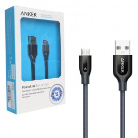 کابل اندروید (MicroUSB) انکر (Anker) طول 1.8 متر مدل A8132H12