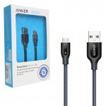 کابل اندروید (MicroUSB) انکر (Anker) طول 1.8 متر مدل A8132H12