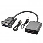 کابل تبدیل VGA به HDMI + کابل AUX مدل 5138