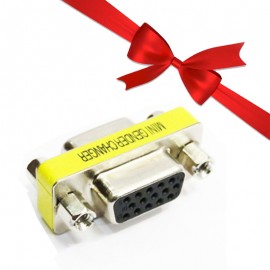 بسته 10 عددی تبدیل 2 سر مادگی VGA 15 Pin + یک عدد رایگان