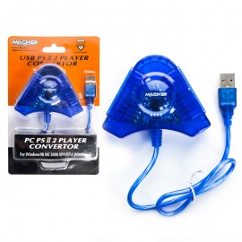 تبدیل دسته PS2 به USB برند مچر (Macher) مدل MR-66