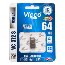 فلش مموری ویکومن (Vicco man) مدل 64GB VC372 USB3.1