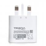 کلگی شارژر سه شاخه اروپایی ترکا (TREQA) 25W مدل CH-9046