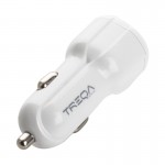 شارژر فندکی 2 پورت + کابل تایپ سی ترکا (TREQA) مدل CC-233