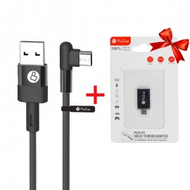 کابل اندروید (MicroUSB) پرووان (ProOne) طول 1 متر مدل PCC405M + یک عدد OTG PCO 01 رایگان