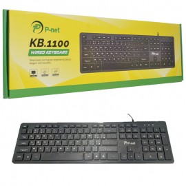 کیبورد سیم دار پی نت (P-net) مدل KB.1100