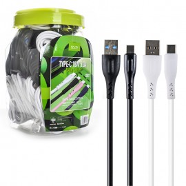 بسته 40 عددی کابل تایپ سی (Type-C) باوین (BAVIN) طول 1 متر مدل CB277