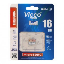 رم موبایل ویکومن (Vicco man) مدل 16GB Micro SDHC Final 600X 90MB/S