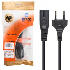 کابل برق 2 پین انزو (ENZO) طول 1.5 متر مدل ER1