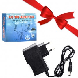 بسته 1+10 آداپتور سوزنی 12 ولت 1 آمپر 12V1A مدل EU083S (یک عدد هدیه)