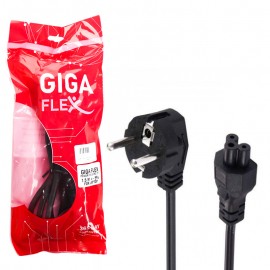 کابل برق 3 پین لپ تاپ گیگا فلکس (GIGA FLEX) 2×0.75 طول 1.5 متر