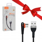 بسته 10 عددی کابل اندروید طول 1 متر سری 90 درجه الدینیو (LDNIO) مدل LS561 + سه عدد رایگان