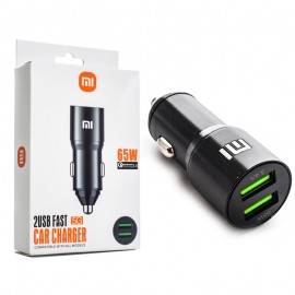 شارژر فندکی 2 پورت شیائومی کپی (Xiaomi) 65W