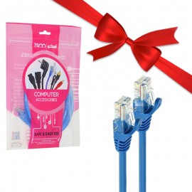 بسته 10 عددی کابل شبکه CAT6 UTP پچ کرد طول 1 متر تسکو (TSCO) مدل TNC610 + یک عدد رایگان