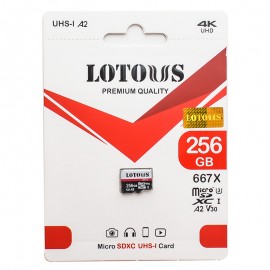رم موبایل لوتوس (LOTOUS) مدل 256GB MicroSDXC 667X