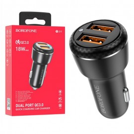 شارژر فندکی 2 پورت بروفون (BOROFONE) مدل BZ17