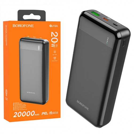 پاوربانک بروفون (BOROFONE) مدل BJ19A ظرفیت 20000mAh