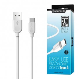 کابل تایپ سی (Type-C) بروفون (BOROFONE) طول 1 متر مدل BX14
