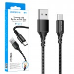 کابل اندروید (MicroUSB) بروفون (BOROFONE) طول 1 متر مدل BX54