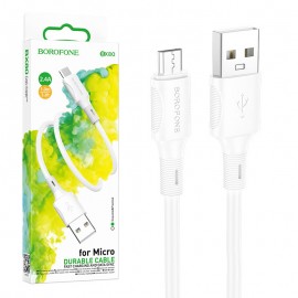 کابل اندروید (MicroUSB) بروفون (BOROFONE) طول 1 متر مدل BX80