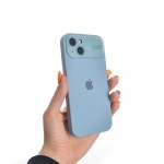 گارد سیلیکونی درجه یک محافظ لنز دار مدل iPhone 15