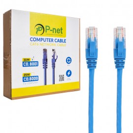 کابل شبکه CAT6 پی نت (P-net) طول 30 متر مدل CB.8001