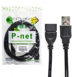 کابل افزایش طول USB 3.0 پي نت (P-net) طول 3 متر