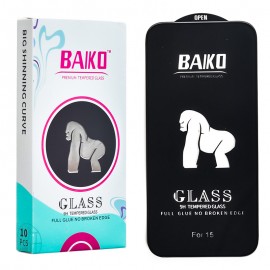 گلس اورجینال گوشی آیفون Premium 9H بایکو (BAIKO) مدل iPhone 15