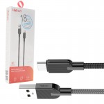 کابل تایپ سی (Type-c) هترون (Hatron) طول 1 متر مدل HC205UC