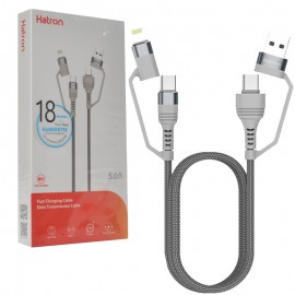 کابل 4 سر چندکاره 5A هترون (Hatron) مدل HC450P