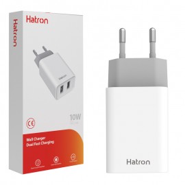 کلگی شارژر 10 وات 2 پورت هترون (Hatron) مدل HWC2180