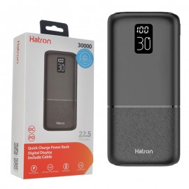 پاوربانک هترون (Hatron) مدل HPB3070PQ ظرفیت 30000mAh