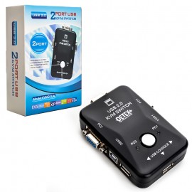 سوئیچ 2 پورت دستی KVM دیتکس پلاس (+DETEX) مدل KVM21UA